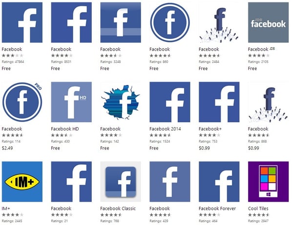 [DIAGRAM] Example of Fake Facebook Apps in Application Store